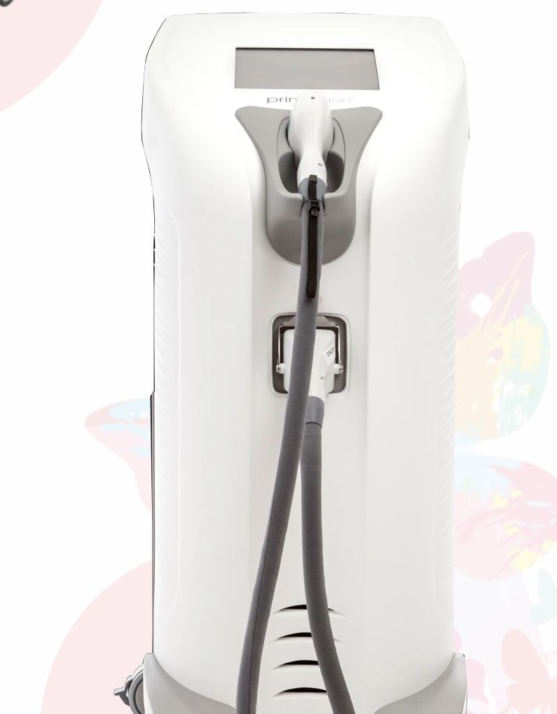 Primelase device used for laser hair removal.